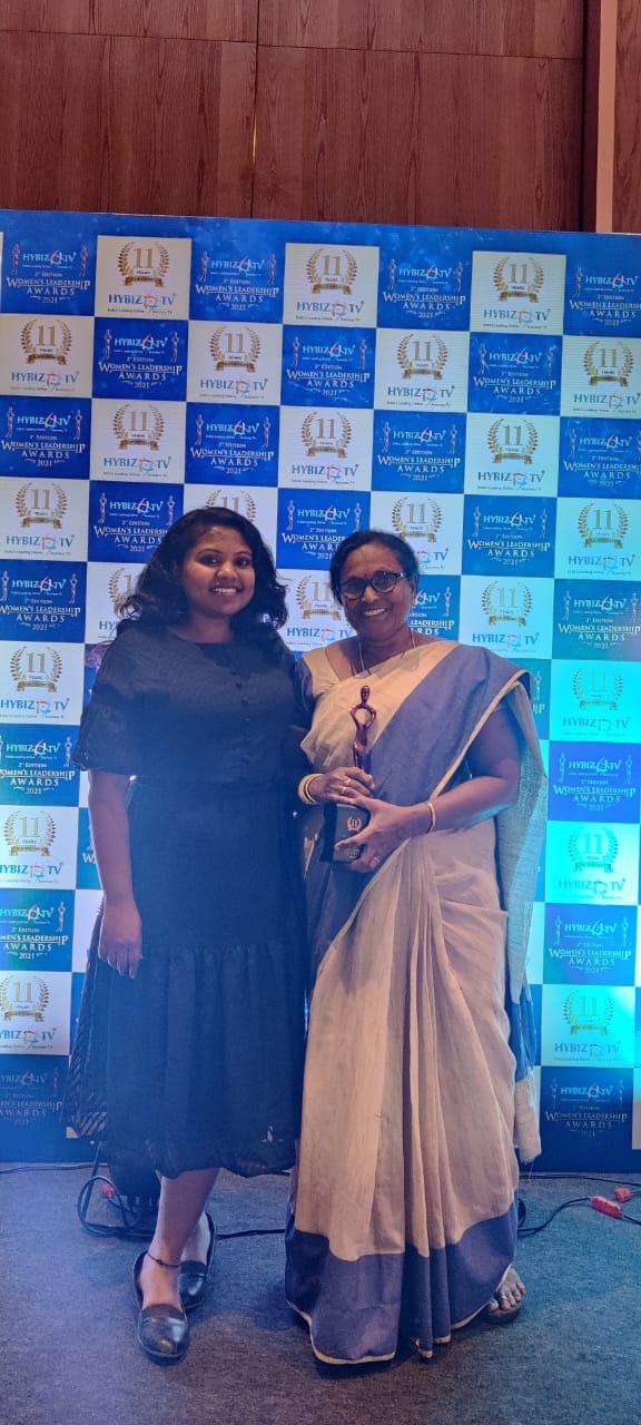 Keerthi Priya and her mother Odapalli Vijaya Laxmi, founders of Nurture Fields