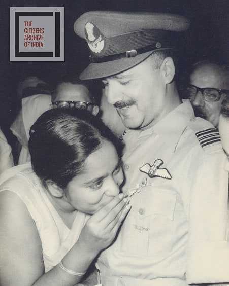 Wg Cmdr Jag Mohan Nath and his sister Rajmohini.