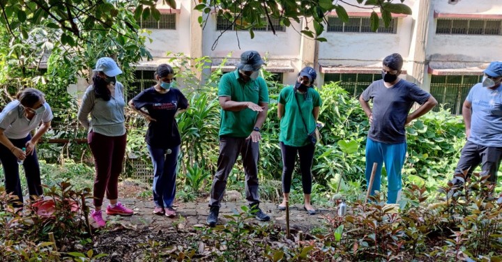 a team of volunteers of the new acropolis school of philosophy in mumbai 