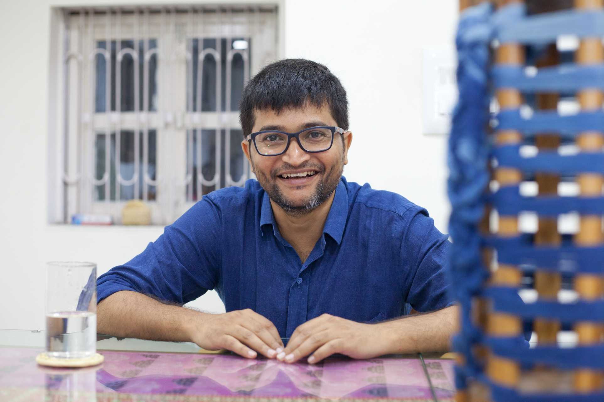 Paresh Patel is in charge of the looms and artisans of Royal Brocades.