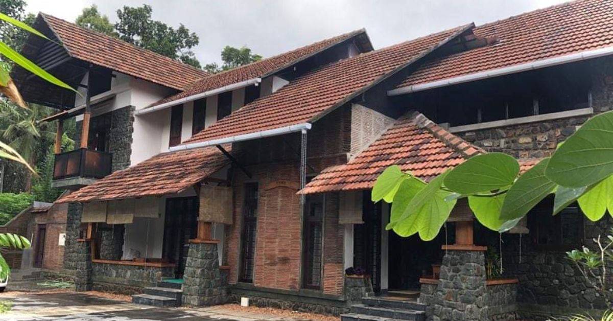 Architect Joseph Mathew's house at Edamon in Pathanamthitta, Kerala.
