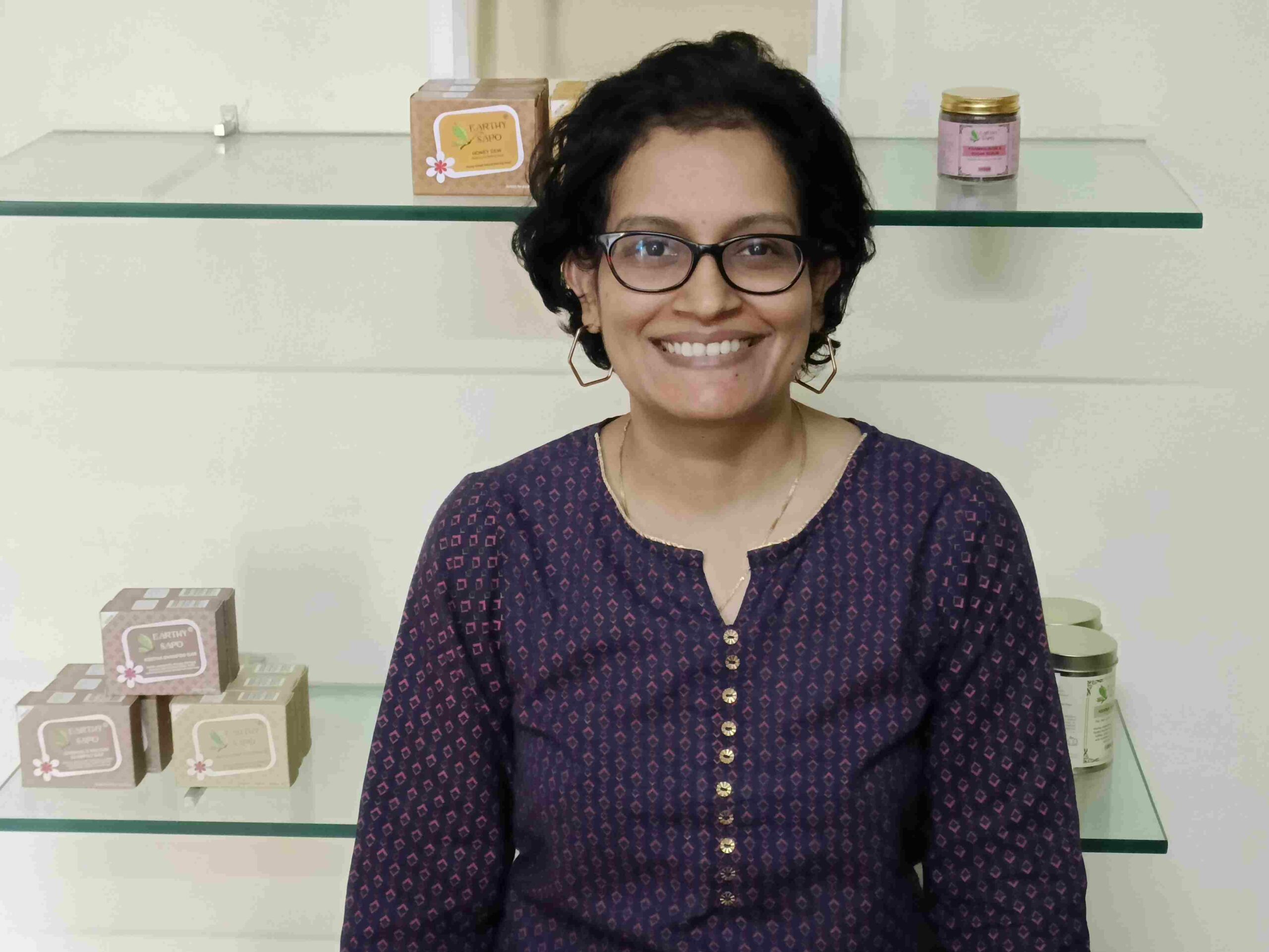 Sheetal Kabra, Founder of Earthy Sapo, a natural soap initiative