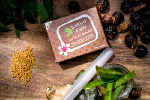 Earthy Sapo's range of soaps include natural coconut oil soap, butter soaps etc