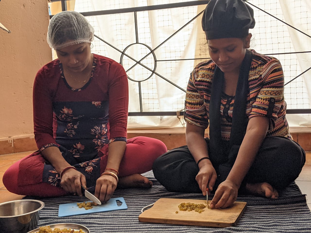 Female employees of KukClean at work.