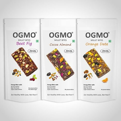 Gigitan energi millet gandum utuh oleh OGMO Foods