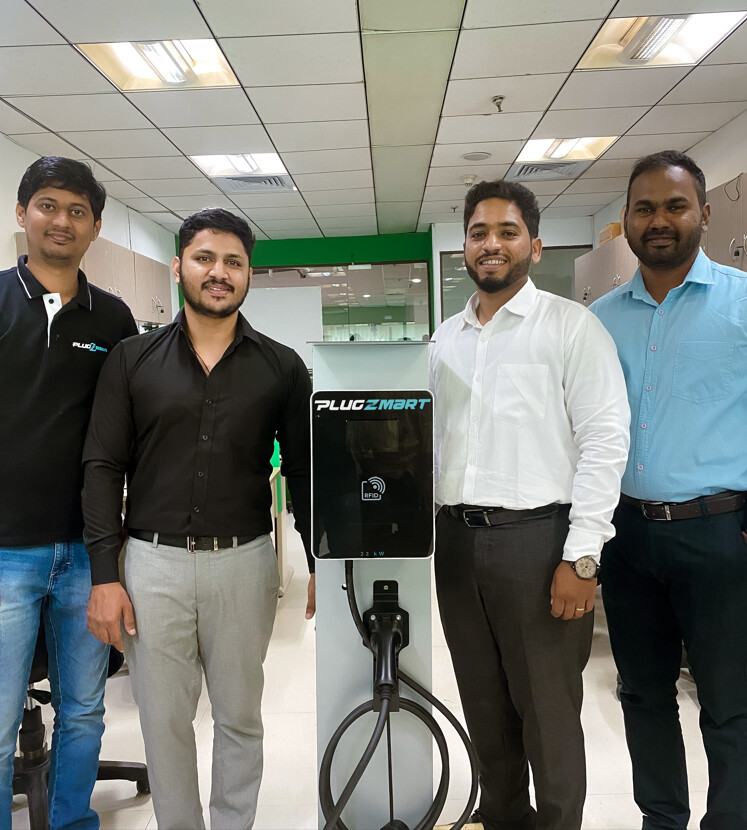 Plugzmart EV Chargers at IIT-Madras 