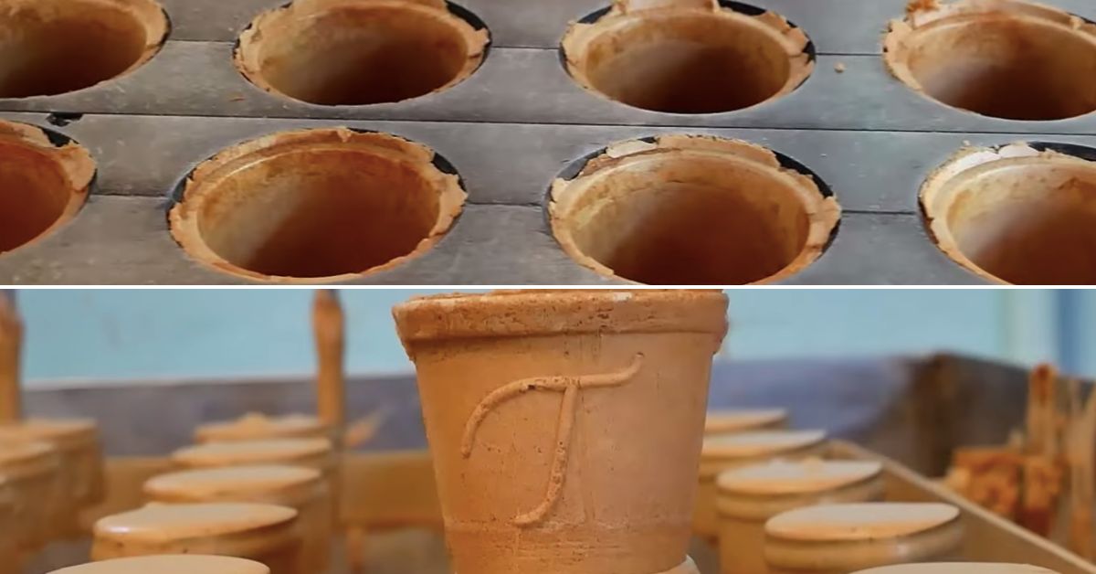 These edible cups are made using ragi and rice flour