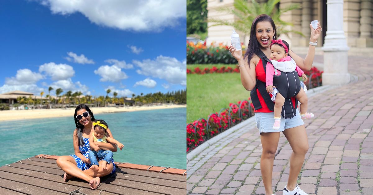 Anindita traveled to 10 countries with her baby