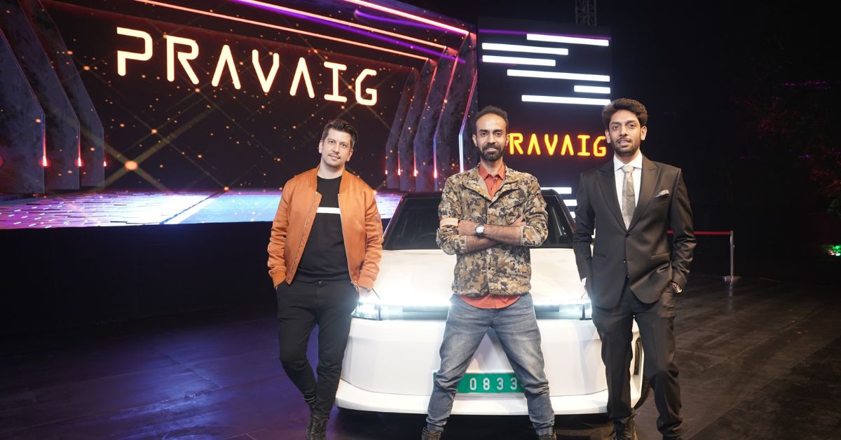 Founders of Pravaig Dynamics - Ram Divedi, Dhawal Khullar, Siddhartha Bagri.