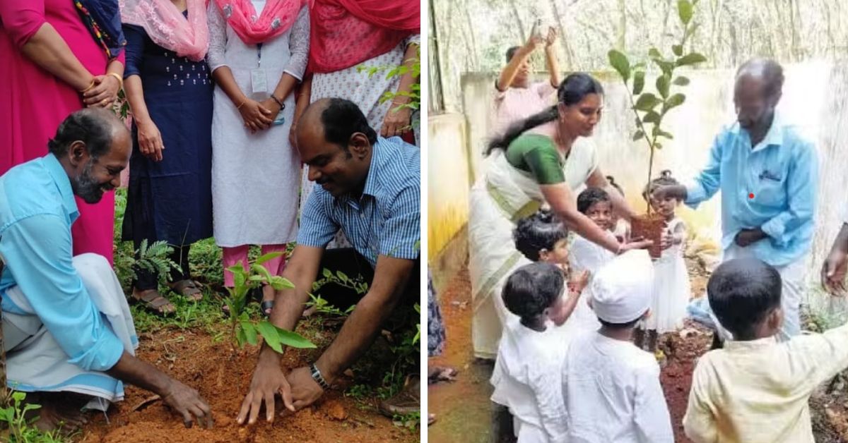 Daily Wager Spends 25 Years Planting Hundreds of Trees in Schools, On Roads; Wins Award
