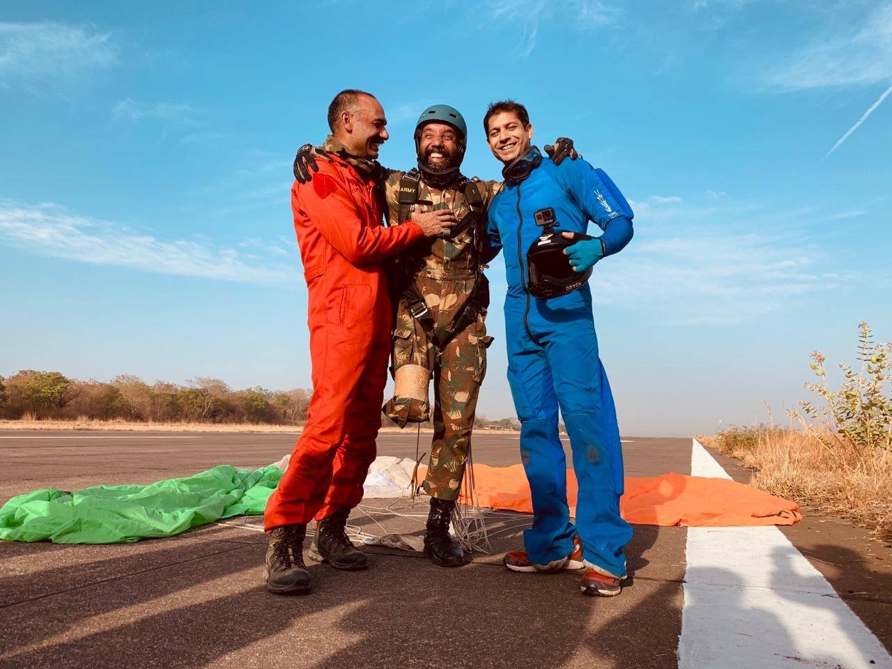 first disabled solo skydiver