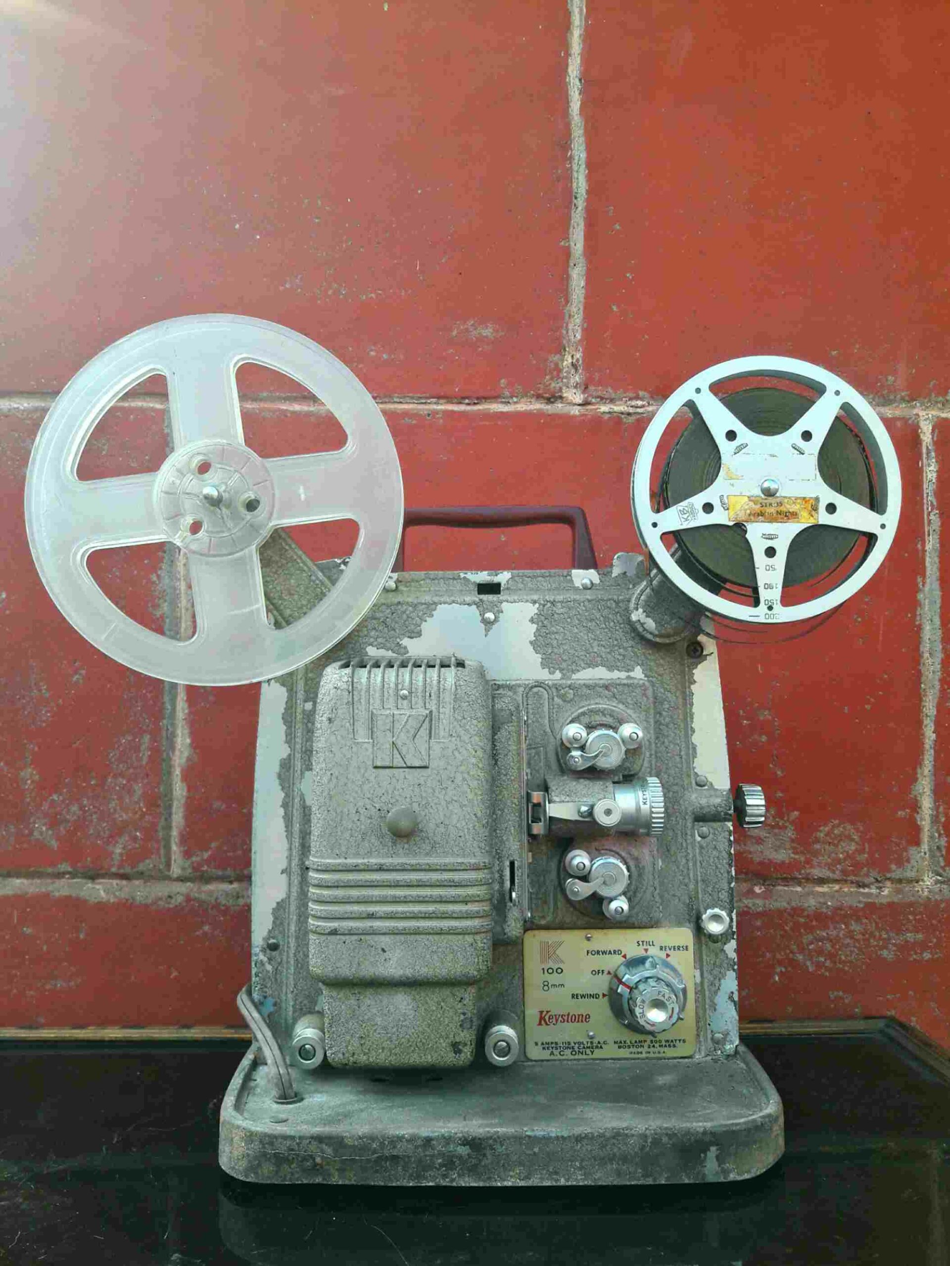 Old Modern Handicrafts 1930s Keystone 8mm Film Projector Display-Only Model  R-8 Metal 