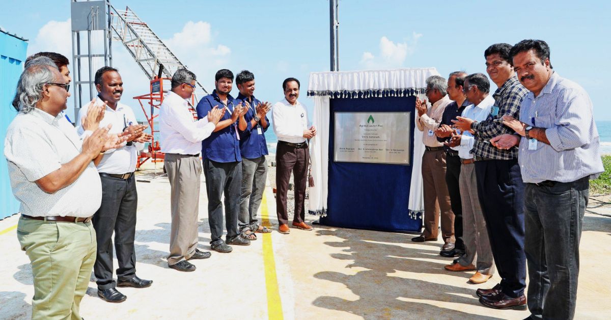 Inauguration of India’s first-ever launchpad designed and operated by a private player where they launch their 3D printed rockets.