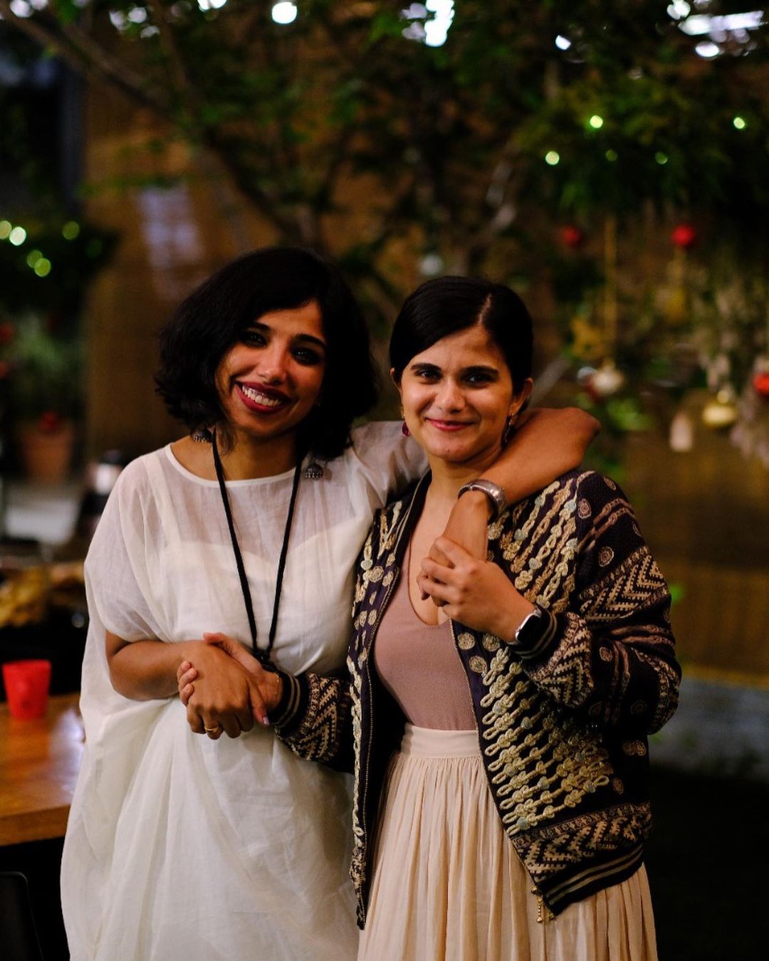 Anisha and Aysha, two food writers who have compiled A Kitchen of One's Own