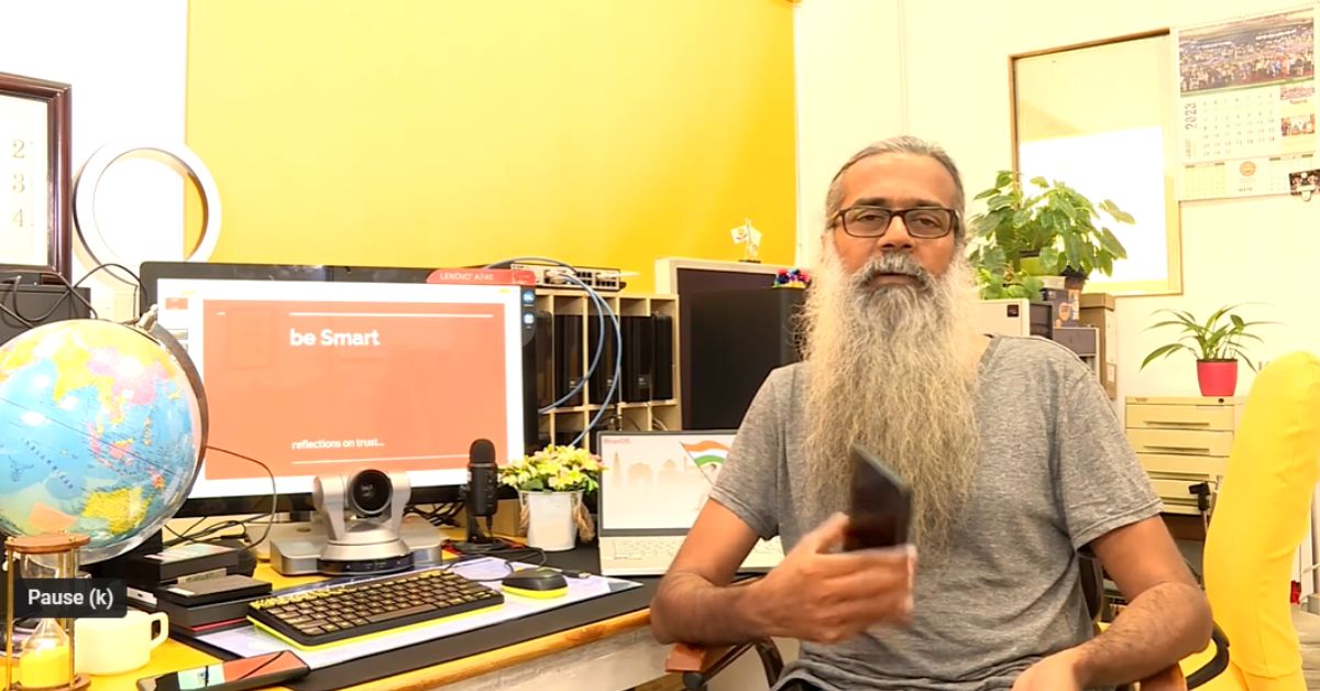 Karthik Ayyar, director of JandK Operations, develops BharOS for IIT-M