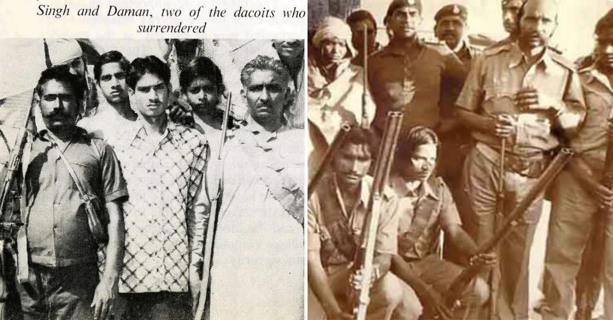 dacoits surrender thanks to Gandhian