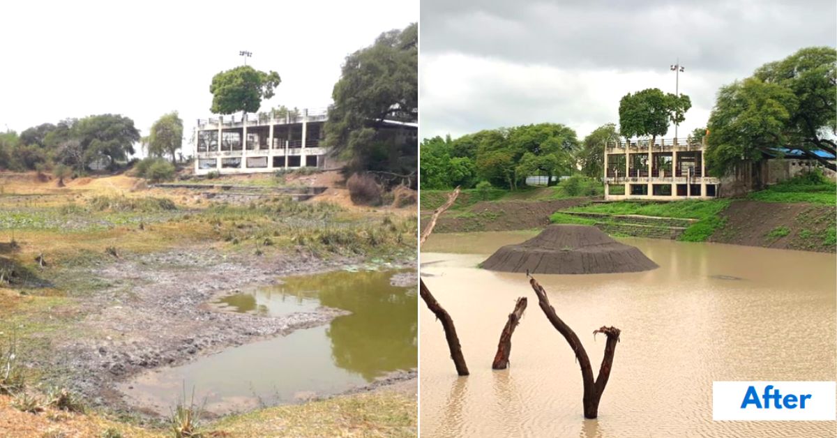 Bagaimana petugas IAS membantu memulihkan kolam bersejarah