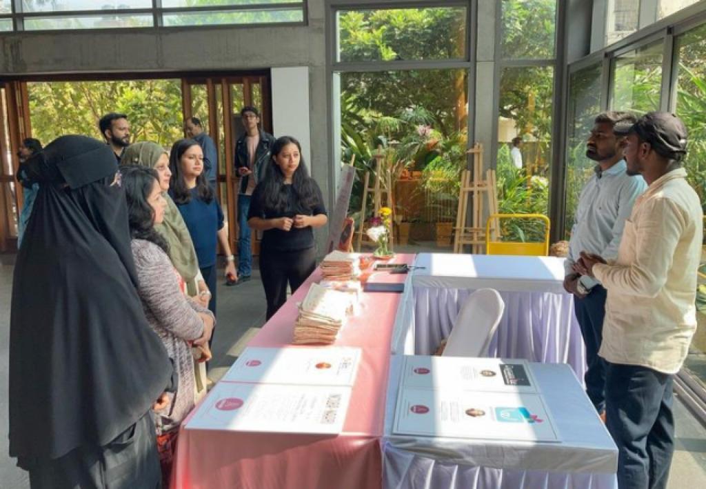 The mentorship program included exhibitions where the women could showcase their products