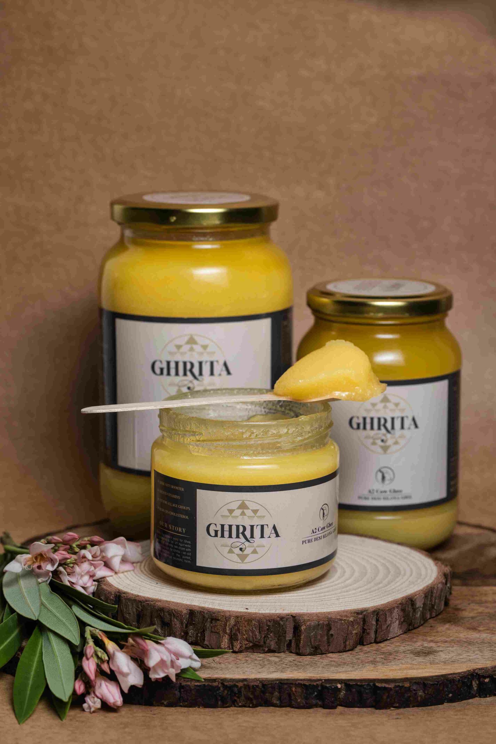 The ghee sold is from A2 cow milk and is one of the highlights of Shankar Farms