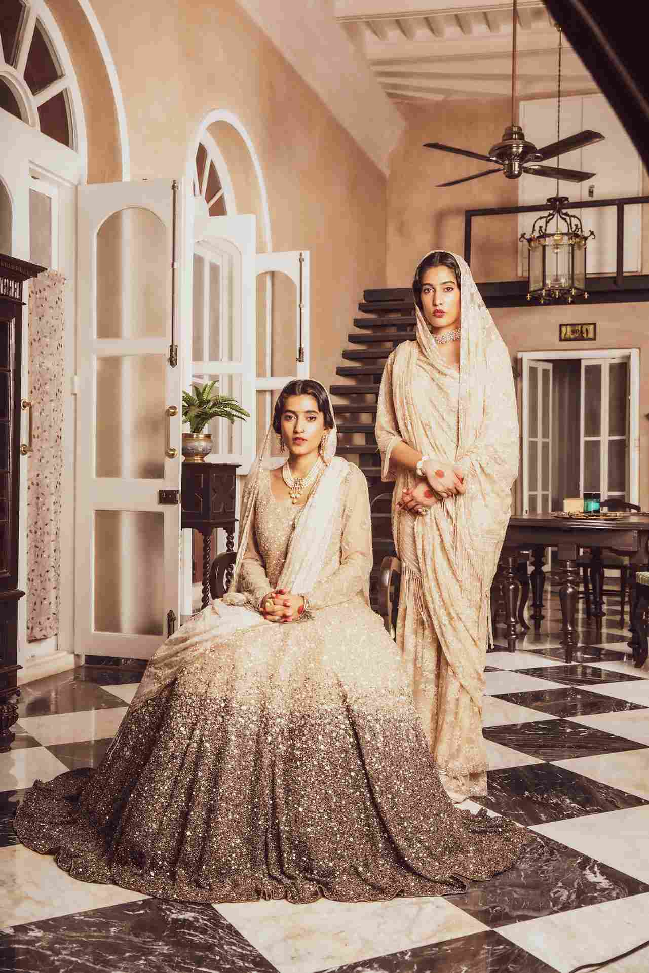 The Bhanj Deo sisters Akshita and Mrinalika