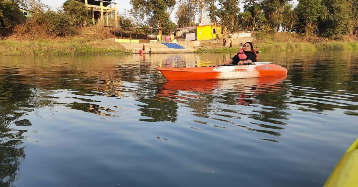 She also pursued various other interests, such as kayaking, without any help.