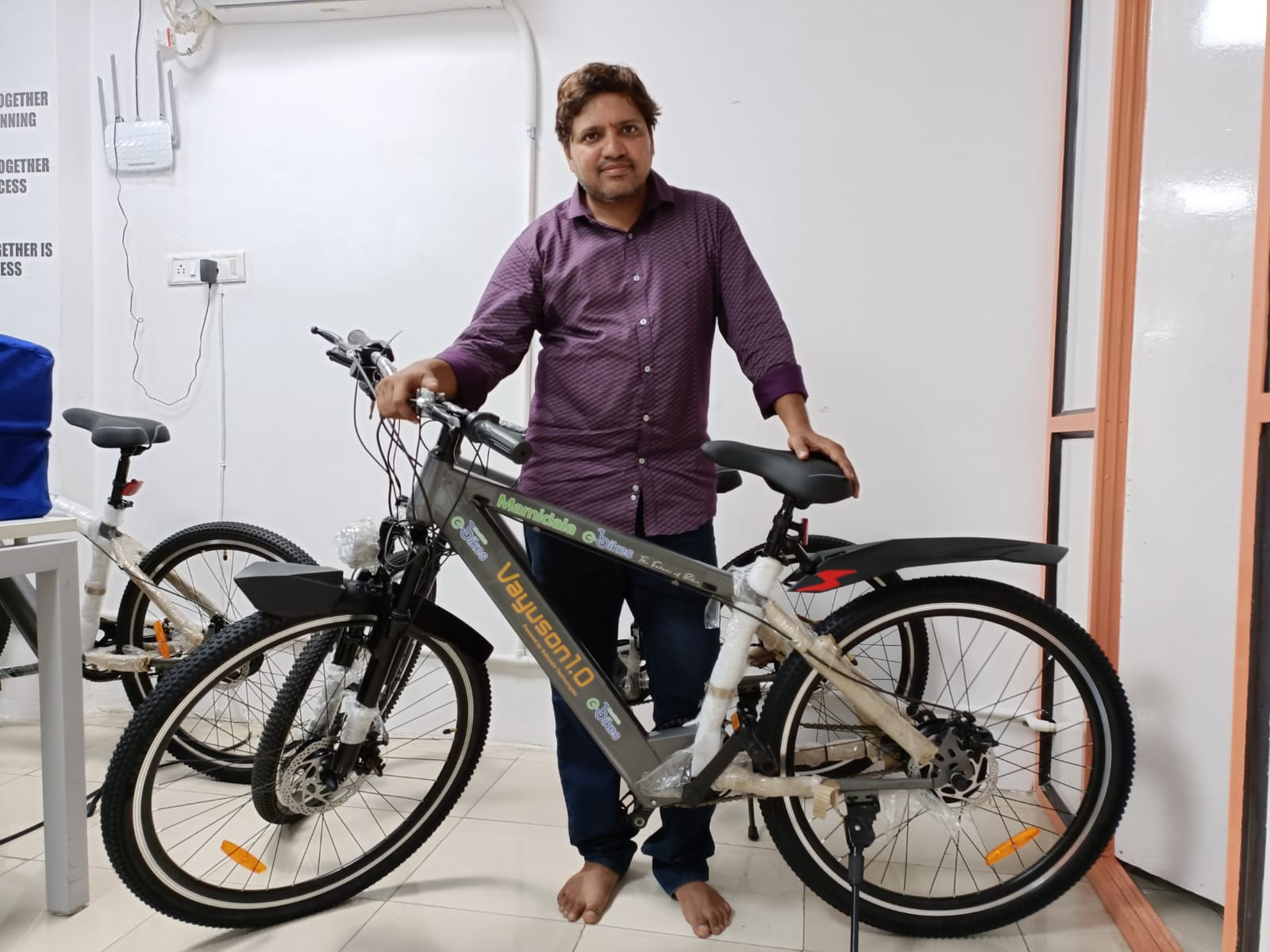 Prashanth Mamidala, founder of Mamidala e-bikes