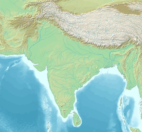 Location of Kalinga in eastern India