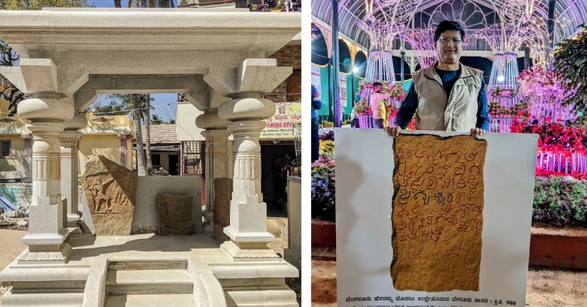 J P Nagar to Hebbal: 55-YO Is Preserving Bengaluru’s History With 300 Inscription Stones