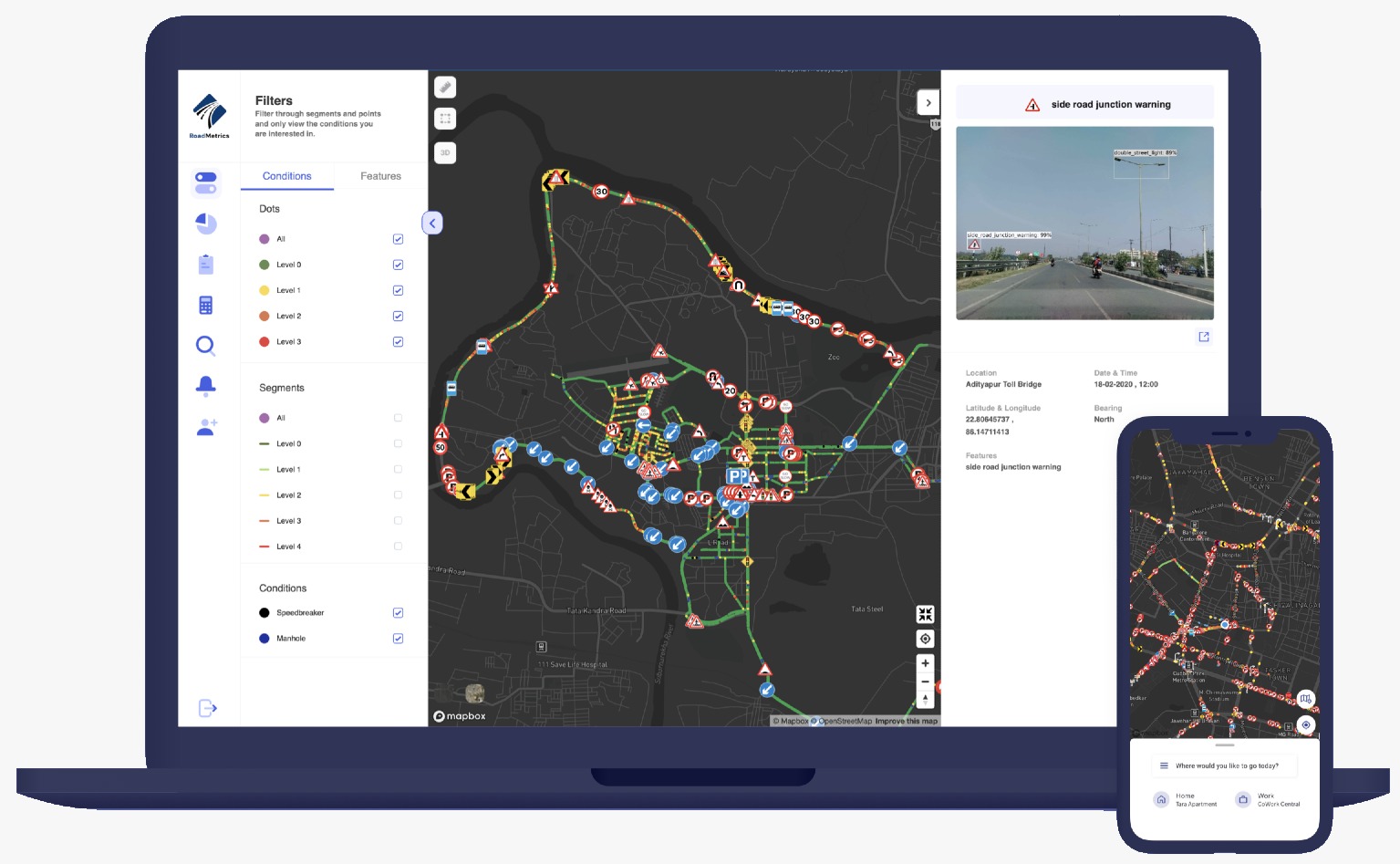 RoadMetrics has mapped over 50,000 km of roads across the country