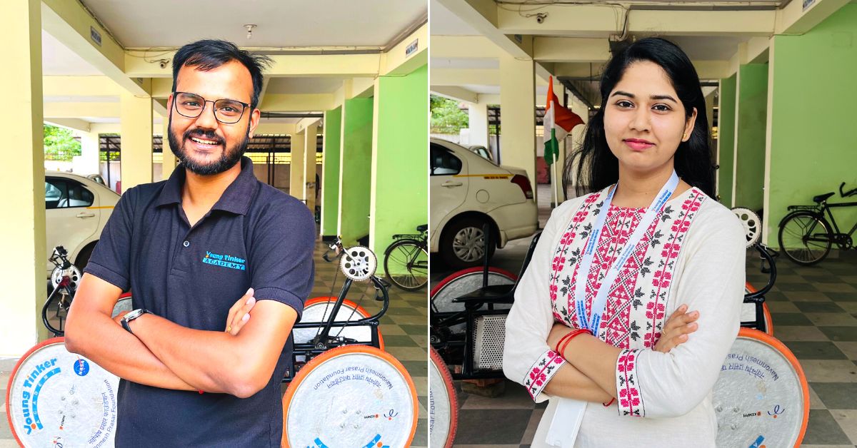 Indian students competing in the 2023 NASA Rover Challenge.