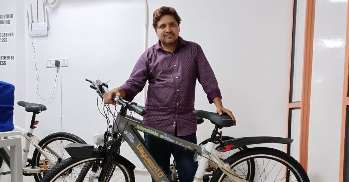 Techie Turns Son’s School Project Into Startup, Builds Affordable Electric Bikes