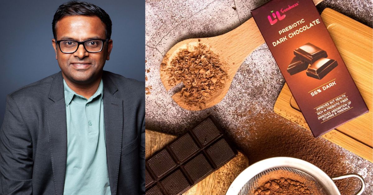 Merek ini menawarkan cokelat hitam ramah usus yang diklaim Harshavardhan sebagai “cokelat prebiotik pertama di India”