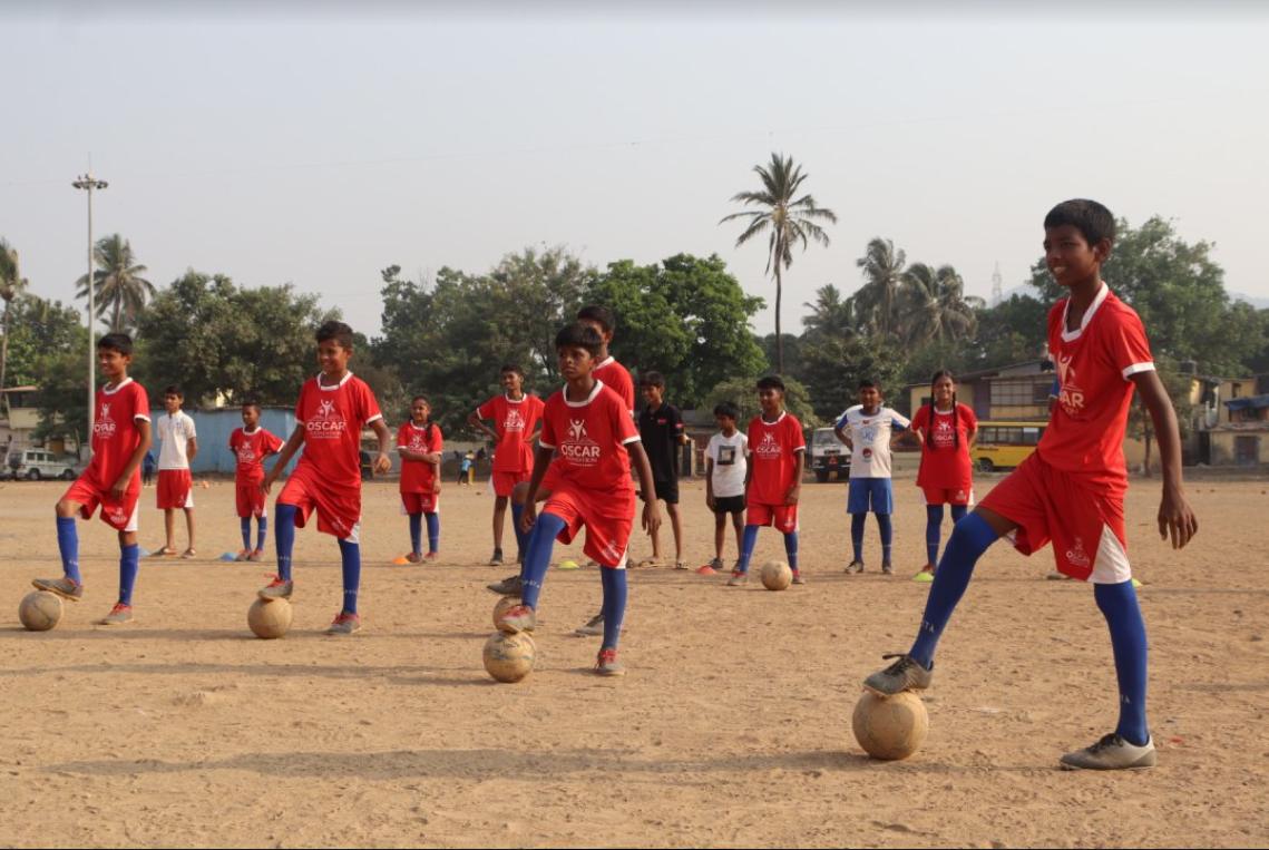 Oscar Foundation helps children build their sports skills and team spirit