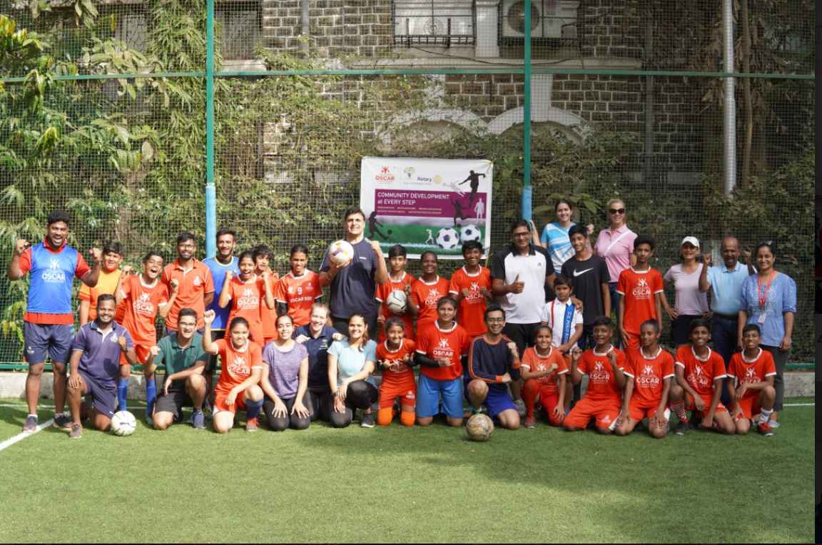 All girls football sessions are also held as part of the Oscar Foundation coaching