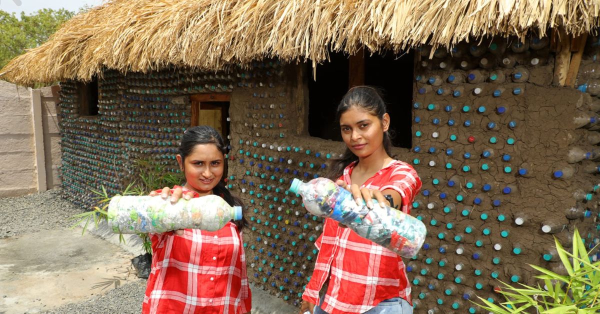 Duo Use 16,000 Plastic Bottles to Build Eco-Friendly Home That Stays Naturally Cool