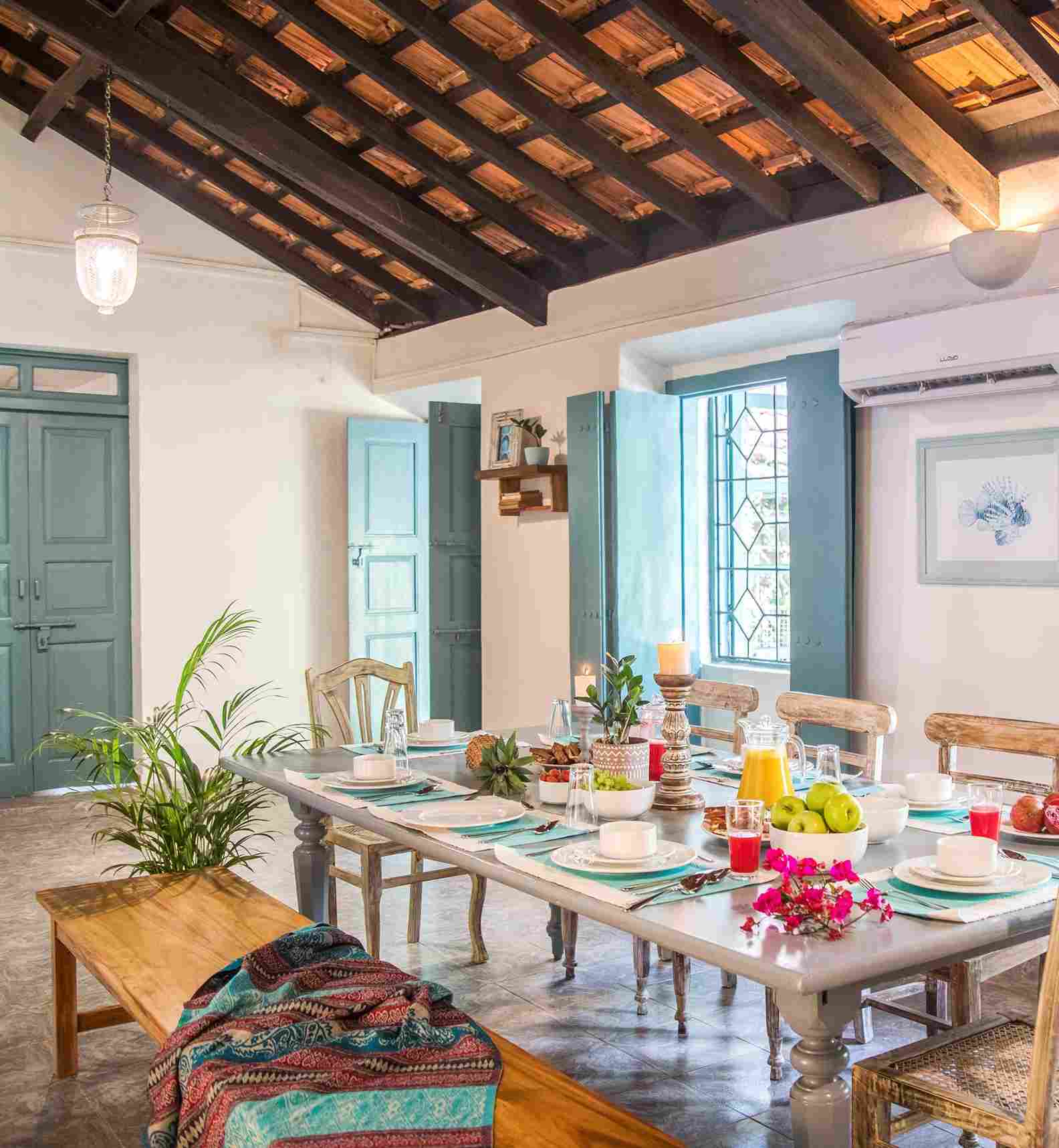 Villa Saudade di Arpora, Goa adalah rumah warisan yang telah diubah menjadi homestay