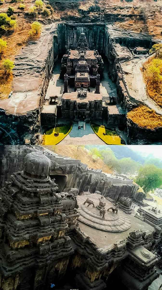 The Ellora caves architecture have been preserved for over 1500 years