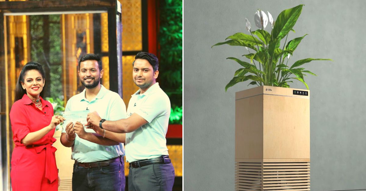 IIT Grads’ Plant-Based Indoor Air Purifier Strikes Gold on Shark Tank, Wins Rs 1.5 Cr