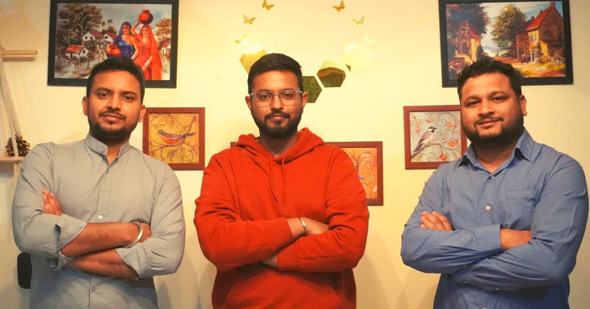 Tim inti UBreathe yang terdiri dari Sanjay Maurya, Shubham Singh dan Shubham Sahu
