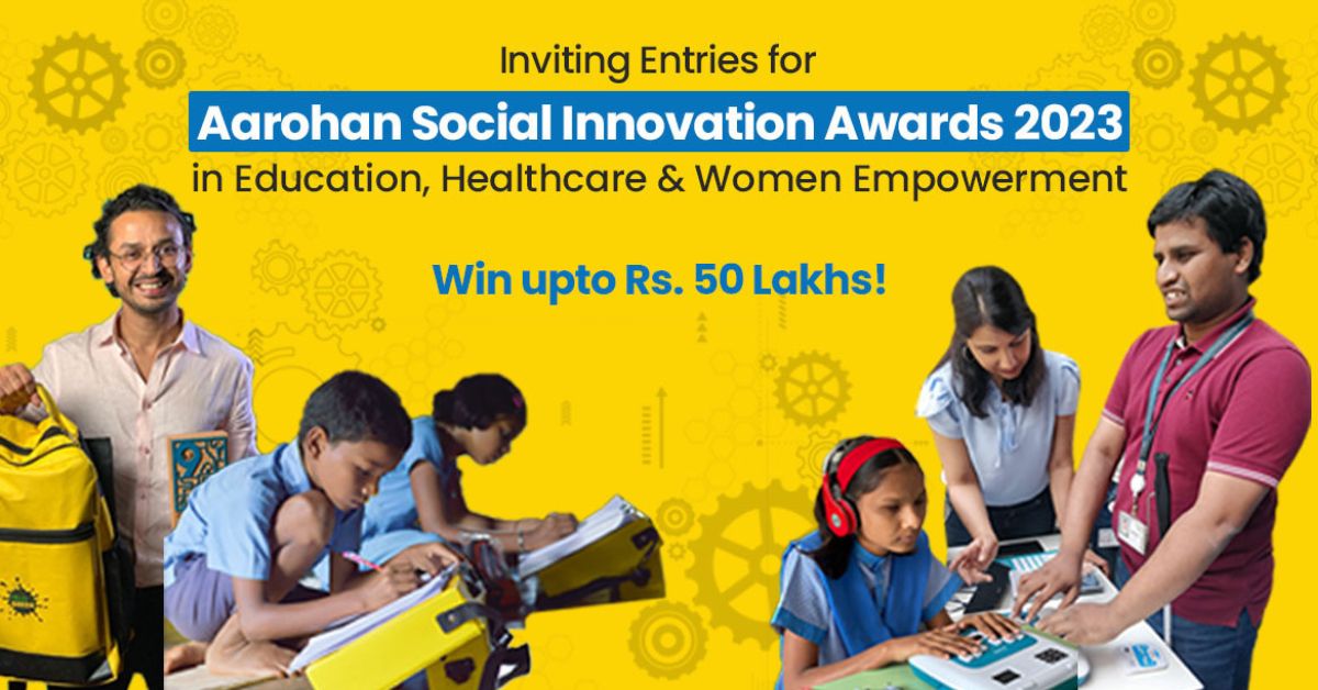 infosys aarohan social innovation awards