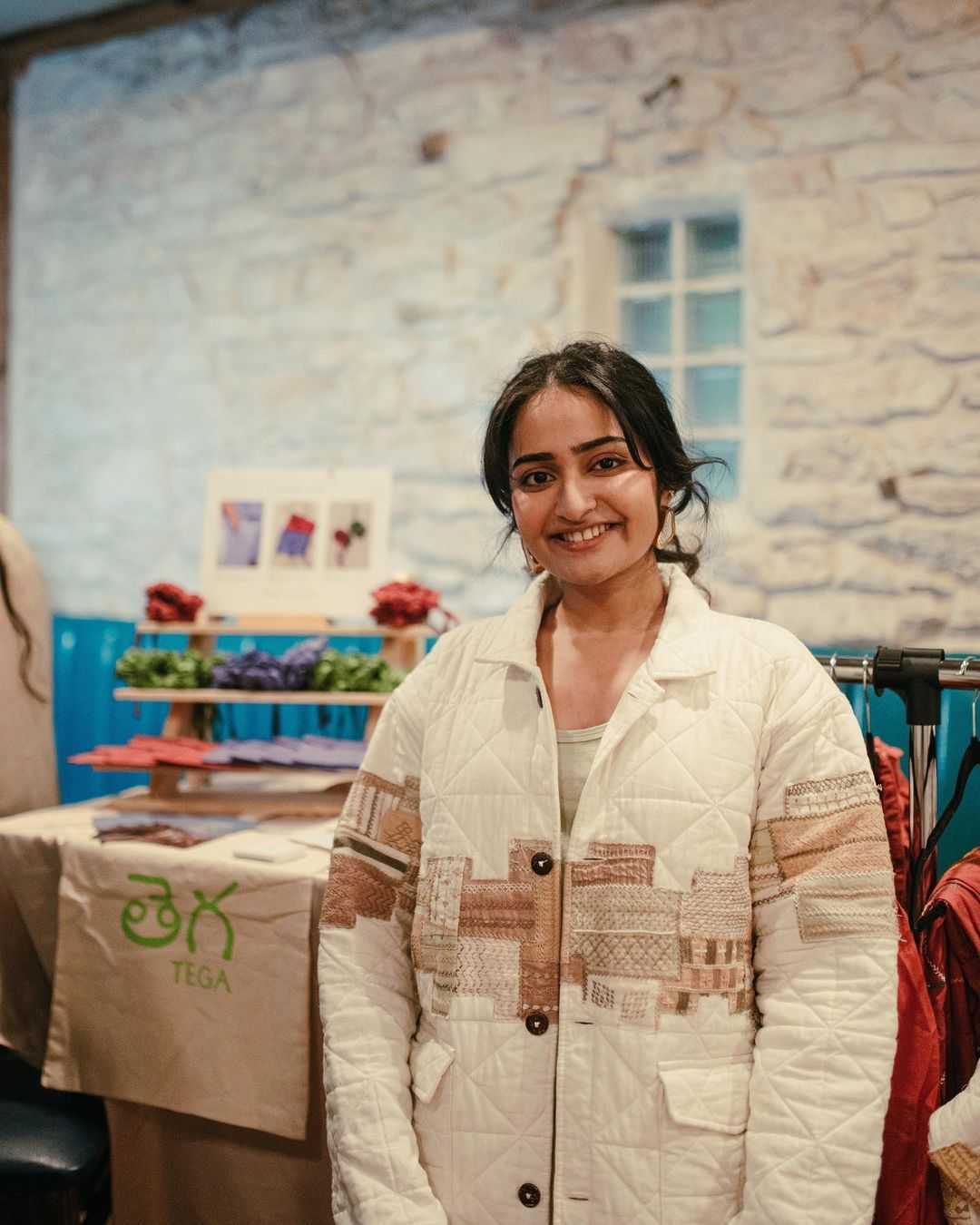 Niharika Elety, the founder of Tega Collective, a sustainable fashion brand,