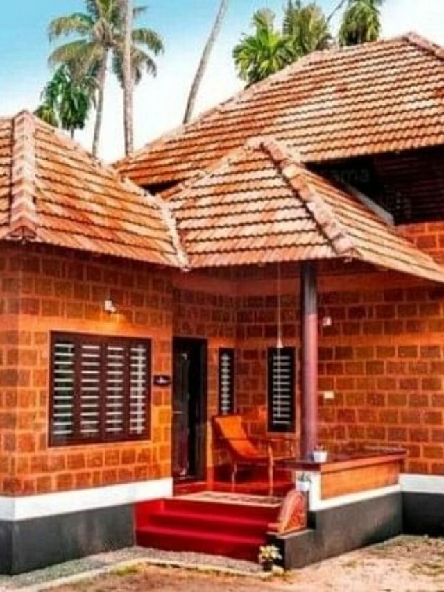 Kerala Teacher Builds Dream Home With Reused Roof Tiles, Red Oxide Floors, Recycled Wood