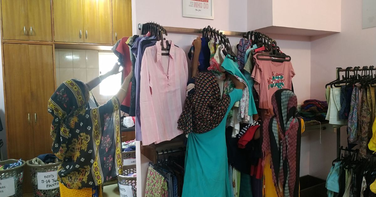 The organisation collects pre-loved clothes and sells them for just Re 1. 