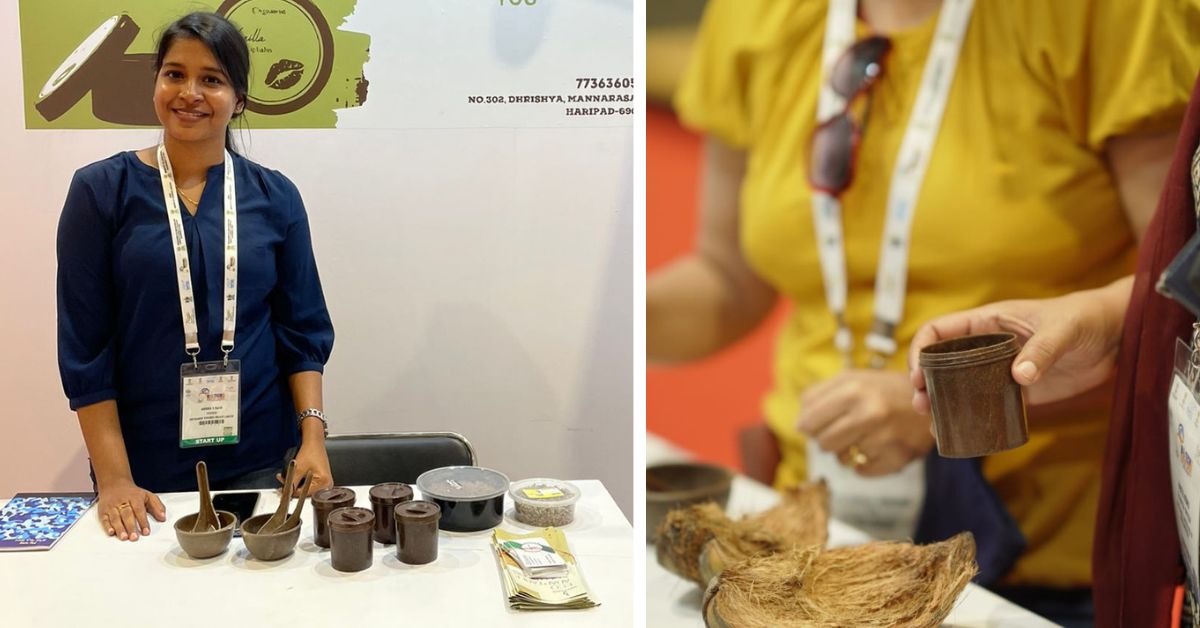 Kerala Woman Turns Coir Waste Into Eco-friendly Packaging for Food, Pharma & Cosmetics