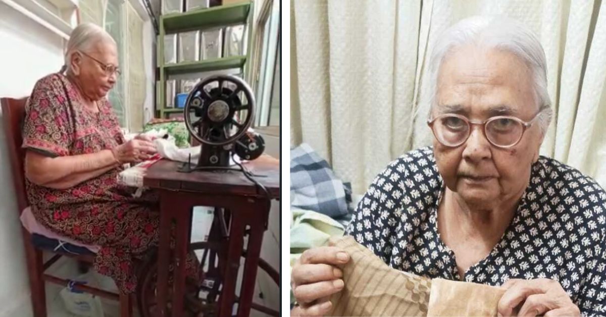 93-YO Turns Waste Cloth into Eco-Friendly Bags; Has Distributed Over 35000 for Free