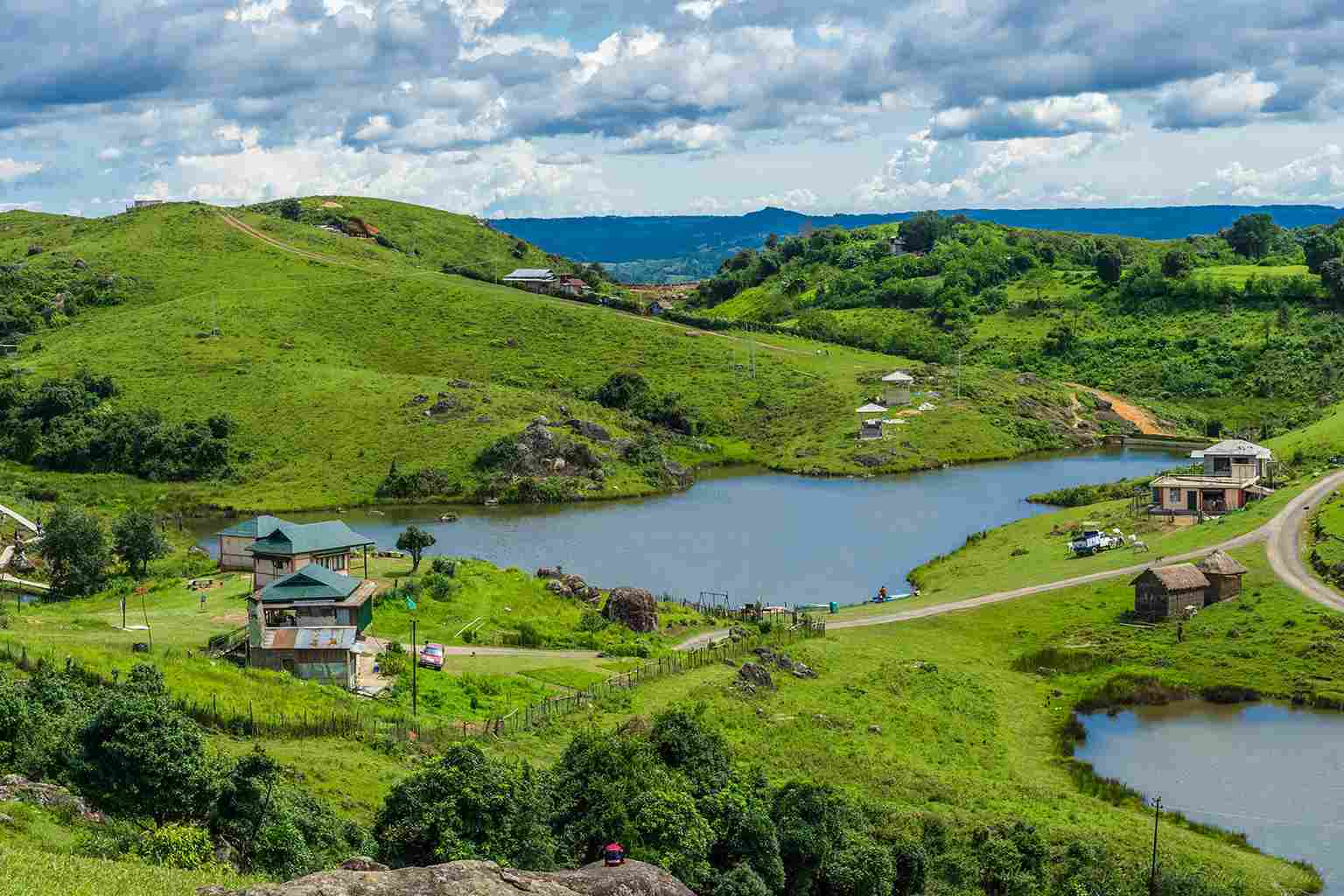 Cherrapunjee is filled with numerous waterfalls and you'll get a glimpse of these during this drive