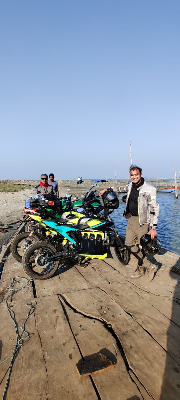 Using the ferry to cross the Chilika Lake in Odisha