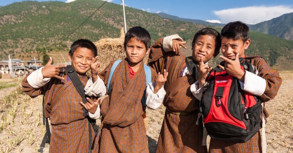 Bhutan children 