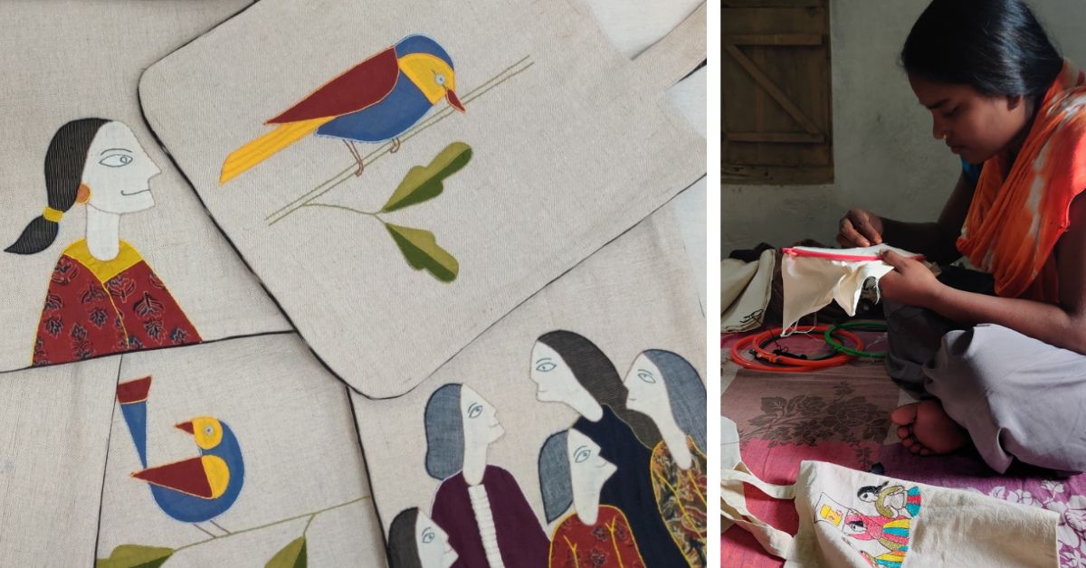Sumari is trying to uplift and revive these crafts and show the beauty of Bihar through art.