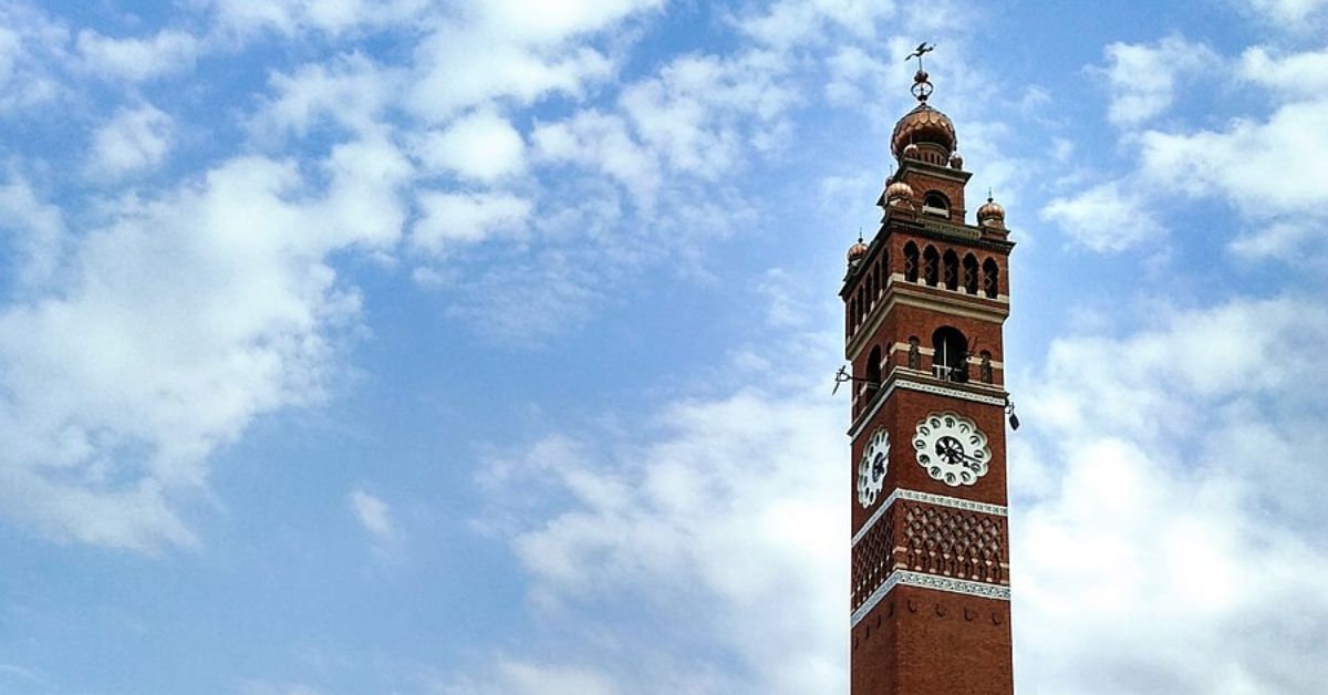 The Husainabad Clock Tower stands at an impressive height of 221 feet. 